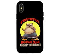 GRAT AND FUR STUFFED AND SLIGHTLY UNBUTTONED Coque pour iPhone X/XS
