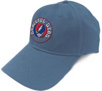 Grateful Dead - Casquette de baseball "Steal Your Face" pour homme/femme unie RO6813 (taille unique) (Bleu jean)