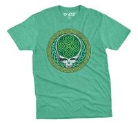 Grateful Dead Celtic Shamrock SYF T-Shirt en Polycoton - Vert - Large