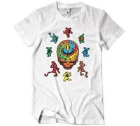 Grateful Dead Officiellement sous Licence Dead Egyptian T-Shirt pour Hommes (Blanc), Small