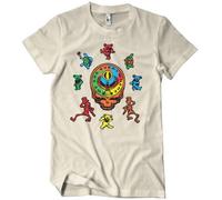 Grateful Dead Officiellement sous Licence Dead Egyptian T-Shirt pour Hommes (Kaki), Small