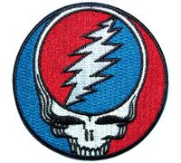 Grateful Dead - Patch à repasser STEAL YOUR FACE CLASSIC (Taille unique) (Bleu/Rouge/Blanc)
