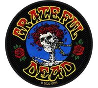 Razamataz Écusson Grateful Dead Vintage Bertha – Tissé officiel à coudre 105 x 45 mm