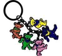 Grateful Dead - Porte-clés Ours dansant Amulette RO13272 (25 mm) (Coloré)