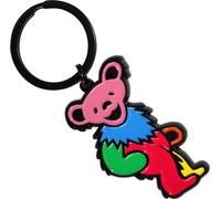 Grateful Dead - Porte-clés Ours dansant RO13271 (50 mm) (Rouge/coloré)