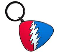 Grateful Dead Rouge Bleu Plectrum Porte-Clés Keychain Size One Size