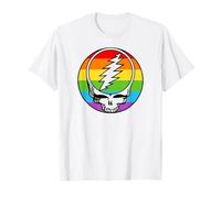 Grateful Dead Steal Your Face Rainbow Skull Band T-Shirt