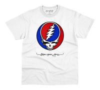 Grateful Dead SYF Steal Your Face T-Shirt Blanc - Blanc - Large