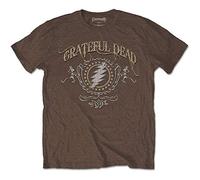 Grateful Dead - T-Shirt # L Unisex Brown # Bolt [Import]
