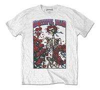 Grateful Dead - T-Shirt # M Unisex White # Bertha & Logo [Import]