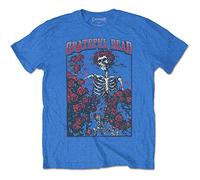 Grateful Dead - T-Shirt # S Unisex Blue # Bertha & Logo [Import]
