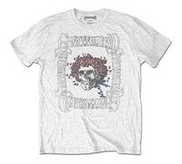 Grateful Dead - T-Shirt # S Unisex White # Bertha With Logo Box