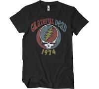 Grateful Dead Tričko 1976 Tour Unisex Noir L