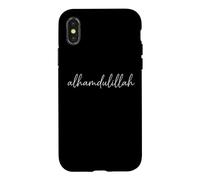 Grateful Praise Muslim Gratitude Alhamdulillah Coque pour iPhone X/XS