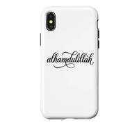 Grateful Praise Muslim Gratitude Alhamdulillah Coque pour iPhone X/XS