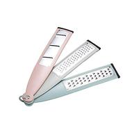 Graters for Cheese Nutmeg Potato Ginger and Garlic Hand-Held Stainless Steel Zester for Kitchen - Multi-Purpose Kitchenware Set of 3 Grinders