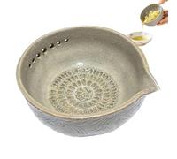 Grating Bowl - 2 in 1 Resin Small Grinder | Multipurpose Grating Plate Kitchen Tools | Ginger Vegetable Garlic Crusher, Manual Mill, Kitchen Apartment Baking Cooking Grinding Gadget