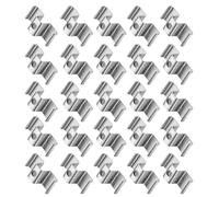 Grating Clips - Saddle Clamp, Fastening Hardware with 25 Pieces, Outdoor Sewer Drain Accessories, Parking Lot Fixings for Stair Tread Mezzanine Walkway Installation 0.98 Inches