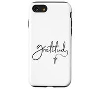 Gratitud, Faith Cross Quotes, Believer Faith God Religious Coque pour iPhone SE (2020) / 7/8