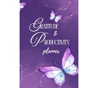 Gratitude and Productivity Planner: Boho and Floral design interior, 6" x 9" size, Weekly & Daily Pages, Fun Coloring Pages and Puzzles for Mindfulness and Joy