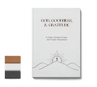 Gratitude Gifted Journal de prière chrétienne - Dieu, bonté et gratitude - Journal de gratitude et de dévotion basé sur la foi pour les prières quotidiennes, l'étude de la Bible et la croissance