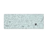 GRatka Chimie Imprimé,Grand Tapis de Souris pour Bureau, Clavier d'ordinateur, avec Base en Caoutchouc antidérapante, 30 x 80 cm