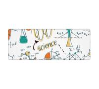 GRatka Éducation en Laboratoire Scientifique Biologie Chimie,Grand Tapis de Souris pour Bureau, Clavier d'ordinateur, avec Base en Caoutchouc antidérapante, 30 x 80 cm