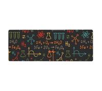 GRatka Expérience éducative sur Les équations de Chimie,Grand Tapis de Souris pour Bureau, Clavier d'ordinateur, avec Base en Caoutchouc antidérapante, 30 x 80 cm
