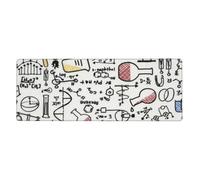 GRatka Expériences de Chimie Expériences scientifiques,Grand Tapis de Souris pour Bureau, Clavier d'ordinateur, avec Base en Caoutchouc antidérapante, 30 x 80 cm