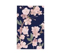 GRatka Fleur de Cerisier Florale Sakura Bleu Marine,Torchons de Cuisine gaufrés, absorbants, 41 x 66 cm