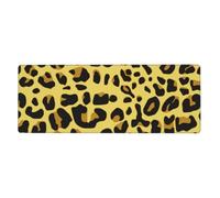 GRatka Guépard Léopard Jaune,Grand Tapis de Souris pour Bureau, Clavier d'ordinateur, avec Base en Caoutchouc antidérapante, 30 x 80 cm