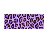GRatka Imprimé léopard Lilas,Grand Tapis de Souris pour Bureau, Clavier d'ordinateur, avec Base en Caoutchouc antidérapante, 30 x 80 cm