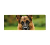 GRatka Joyeux Berger Allemand imprimé,Grand Tapis de Souris pour Bureau, Clavier d'ordinateur, avec Base en Caoutchouc antidérapante, 30 x 80 cm