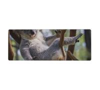 GRatka Koala endormi,Grand Tapis de Souris pour Bureau, Clavier d'ordinateur, avec Base en Caoutchouc antidérapante, 30 x 80 cm