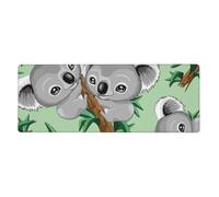 GRatka Koala Mignon,Grand Tapis de Souris pour Bureau, Clavier d'ordinateur, avec Base en Caoutchouc antidérapante, 30 x 80 cm