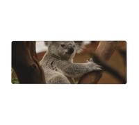 GRatka Koala Mignon sur Un Arbre,Grand Tapis de Souris pour Bureau, Clavier d'ordinateur, avec Base en Caoutchouc antidérapante, 30 x 80 cm