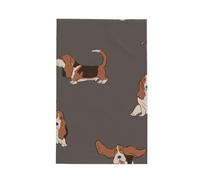 GRatka Mignon Basset Hound,Torchons de Cuisine gaufrés, absorbants, 41 x 66 cm
