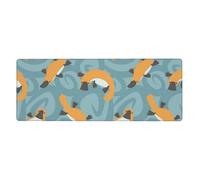 GRatka Ornithorynque Mignon,Grand Tapis de Souris pour Bureau, Clavier d'ordinateur, avec Base en Caoutchouc antidérapante, 30 x 80 cm