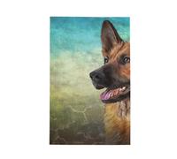 GRatka Portrait de Berger Allemand imprimé,Torchons de Cuisine gaufrés, absorbants, 41 x 66 cm