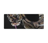 GRatka Serpent Python,Grand Tapis de Souris pour Bureau, Clavier d'ordinateur, avec Base en Caoutchouc antidérapante, 30 x 80 cm