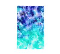 GRatka Teinture Tie-Dye Bleu Sarcelle Aquarelle,Torchons de Cuisine gaufrés, absorbants, 41 x 66 cm