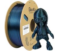 GratKit Filament PLA Sparkly Glitter 1.75mm Bobine de 1KG, 3D Imprimante Filament ±0,03mm Précision, 1000g Starry Sky PLA, Bleu Galaxie