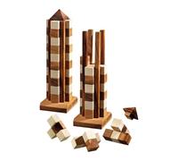 Gratte-Ciel - 11 Pièces de Puzzle - Jeu de Réflexion Patience