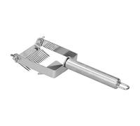 Gratte-Ciel de Miel de Fourche Non appuyé 17 Dits de Profondeur réglable Outil d'apiculture en Acier Inoxydable pour Les apiculteurs Argent 20x7.5 cm 155g