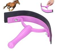 Gratte-ciel de sueur de cheval, manteau ergonomique Grip Soft Plastic Rubber Sweat Brack pour les chevaux Toooming Supplies Tool