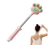 Gratte-dos - Appareil de massage du dos extensible de 63 cm - En acier inoxydable - Appareil de massage télescopique compact - Pour hommes, femmes, adultes, père, mère