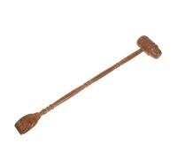 Gratte-dos en Bois Marron, Masseur Manuel Léger pour Hommes | Usage Intérieur à Maison, Grain Distinctif, Forme Adaptée au Corps, Ciblage Précis des Points du Dos