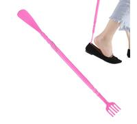 Gratte-dos - Prise facile de 38 g, griffe de gratte-dos, gratte-dos avec manche long et chausse-chaussures | Poignée ergonomique pour s'habiller facilement et soulager les démangeaisons