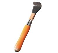 Gratte-dos télescopique à 2 tiges pour améliorer la stabilité et la fonction de massage pour les zones difficiles à atteindre, prise en main facile, dos télescopique portable, avec fonction de massage