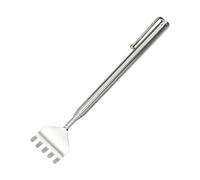 Gratte-dos télescopique avec extension en métal à 5 sections, bâton portable pour soulager les démangeaisons, outil de grattage avec portée réglable avec design compact et pliable